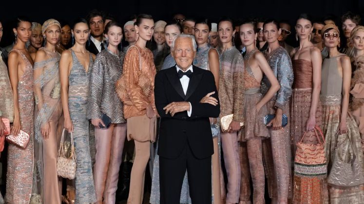 Giorgio Armani presents his Spring 2025 collection in New York | Latest Fashion News