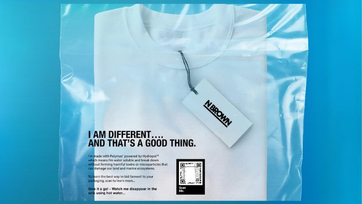 N Brown switches to 'dissolvable packaging' in its supply chain | Apparel Industry News